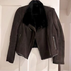 NWOT Overland Shearling Jacket Coat size small